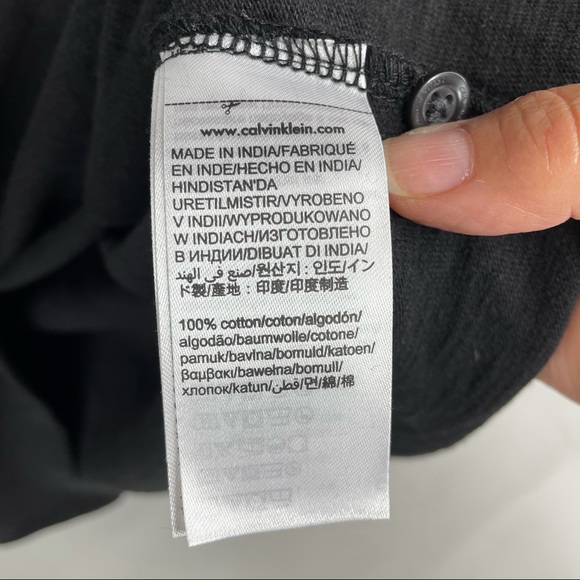 Calvin Klein Colorblocked Black Polo Shirt XXL - Picture 7 of 12